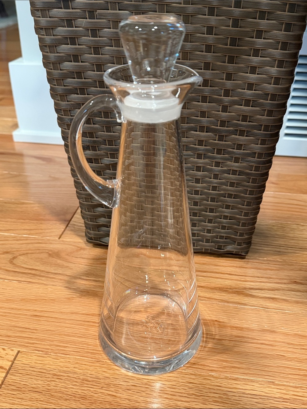 Simon Pearce Clear Glass Carafe with Stopper
